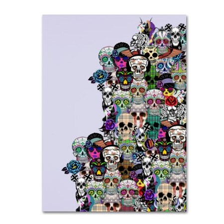 Trademark Fine Art Mark Ashkenazi 'Skullssss 2' Canvas Art, 35x47 ALI7918-C3547GG
